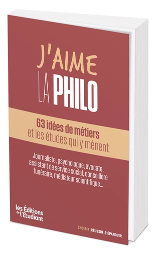 J'aime la philo -  Collectif - L'Etudiant Éditions